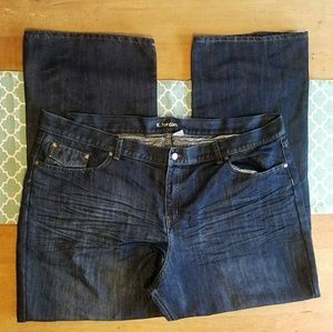 K Jordan Women's Size 26W Blue Jeans Denim Pants